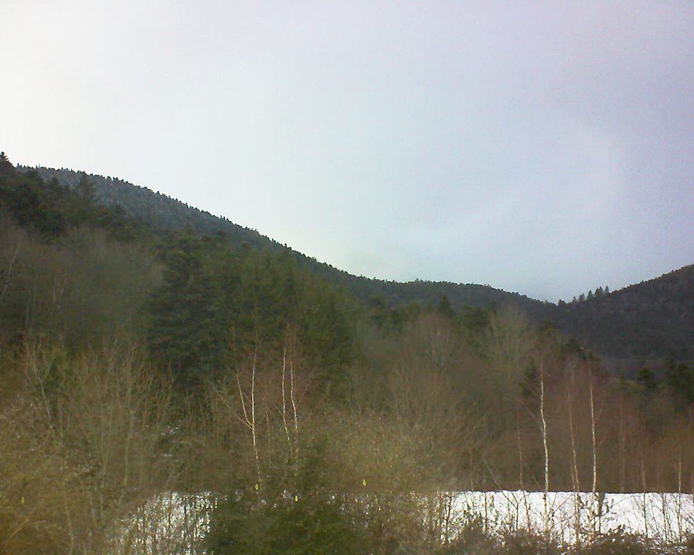 Le petit ballon vu depuis le Domaine Langmatt à Murbach le 11.02.2019 à 16:30 Le petit ballon (Alsace, Vosges) le 11.02.2019 à 16:30