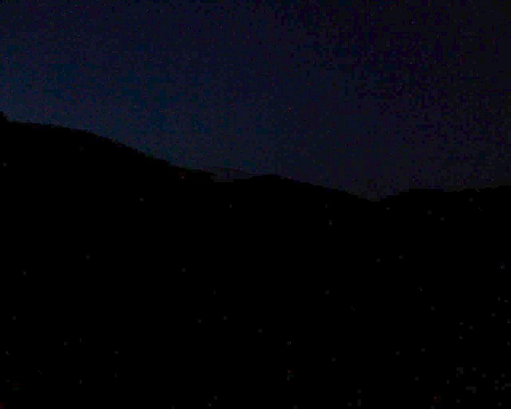 Le petit ballon vu depuis le Domaine Langmatt à Murbach le 16.02.2019 à 18:30 Le petit ballon (Alsace, Vosges) le 16.02.2019 à 18:30