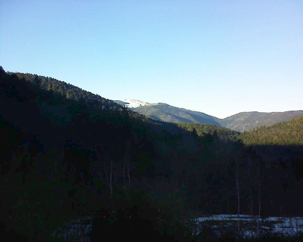 Le petit ballon vu depuis le Domaine Langmatt à Murbach le 17.02.2019 à 16:15 Le petit ballon (Alsace, Vosges) le 17.02.2019 à 16:15