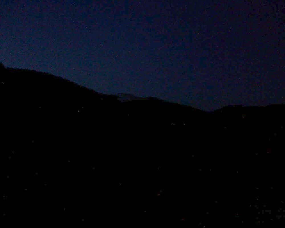 Le petit ballon vu depuis le Domaine Langmatt à Murbach le 17.02.2019 à 18:30 Le petit ballon (Alsace, Vosges) le 17.02.2019 à 18:30