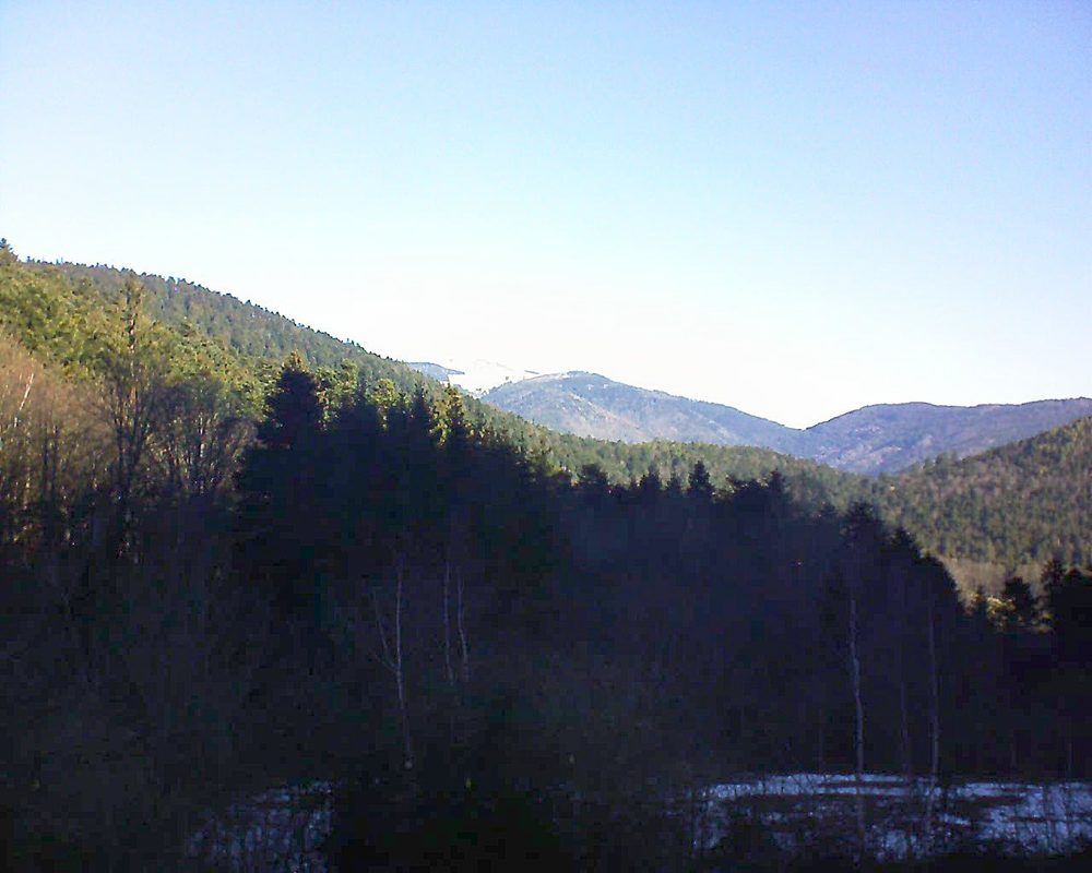 Le petit ballon vu depuis le Domaine Langmatt à Murbach le 18.02.2019 à 10:00 Le petit ballon (Alsace, Vosges) le 18.02.2019 à 10:00