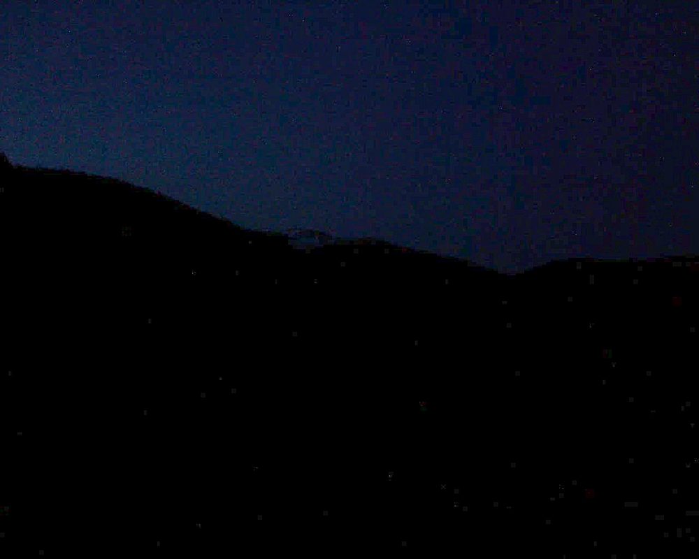 Le petit ballon vu depuis le Domaine Langmatt à Murbach le 18.02.2019 à 18:30 Le petit ballon (Alsace, Vosges) le 18.02.2019 à 18:30
