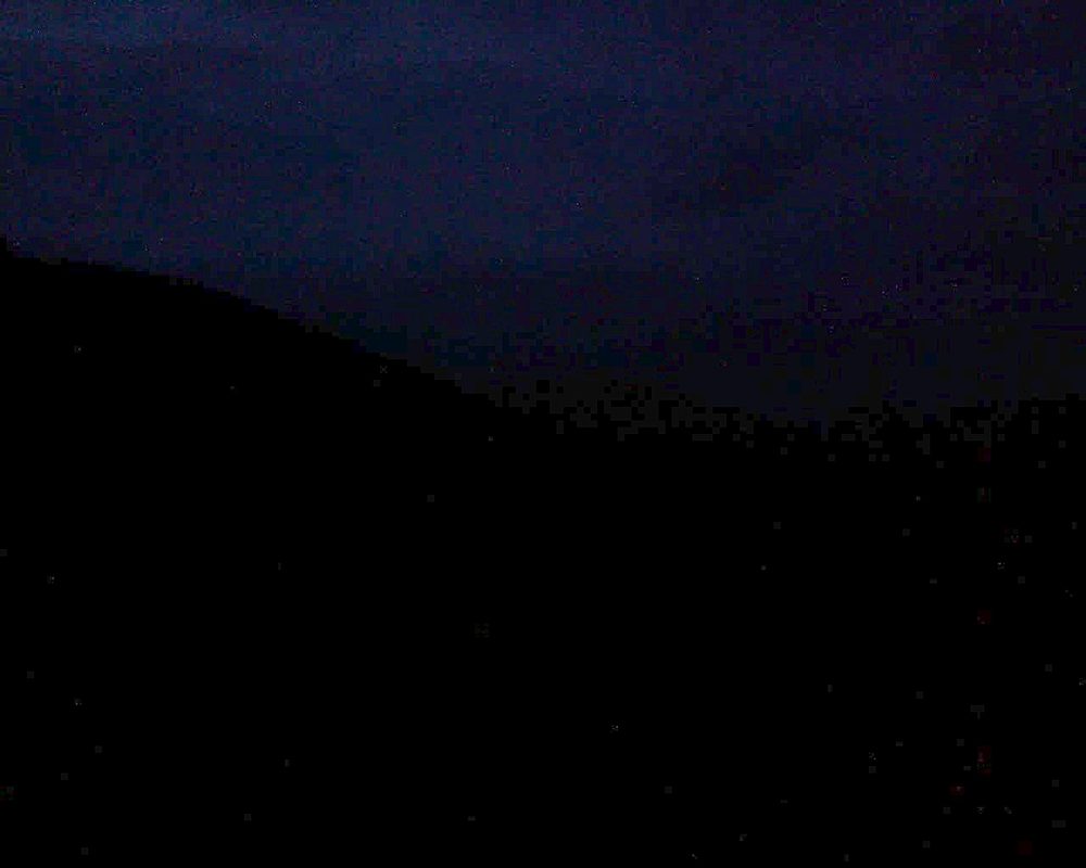 Le petit ballon vu depuis le Domaine Langmatt à Murbach le 19.02.2019 à 18:30 Le petit ballon (Alsace, Vosges) le 19.02.2019 à 18:30