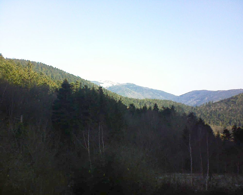 Le petit ballon vu depuis le Domaine Langmatt à Murbach le 21.02.2019 à 09:45 Le petit ballon (Alsace, Vosges) le 21.02.2019 à 09:45