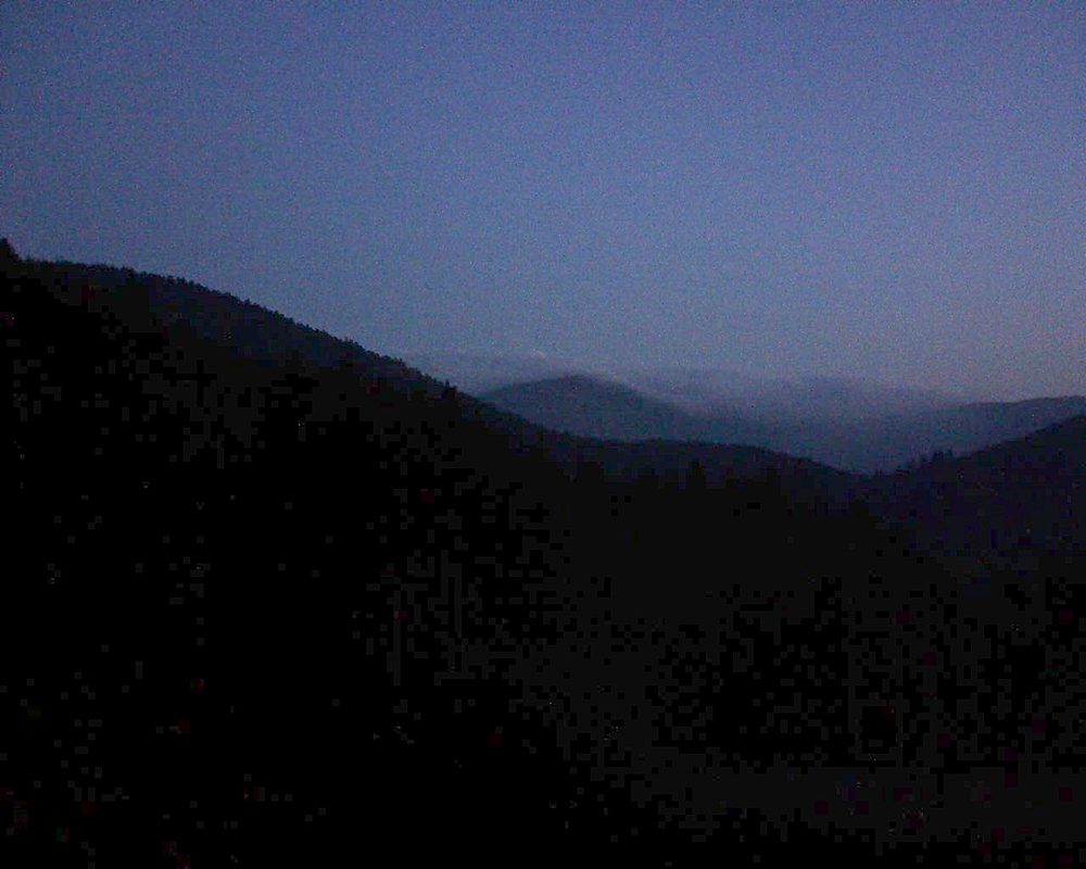 Le petit ballon vu depuis le Domaine Langmatt à Murbach le 23.02.2019 à 07:00 Le petit ballon (Alsace, Vosges) le 23.02.2019 à 07:00