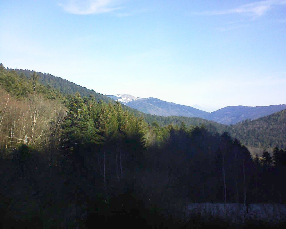 Le petit ballon vu depuis le Domaine Langmatt à Murbach le 23.02.2019 à 10:00 Le petit ballon (Alsace, Vosges) le 23.02.2019 à 10:00