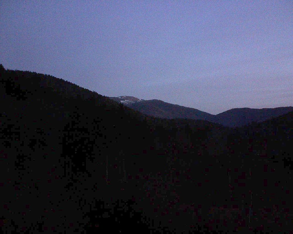 Le petit ballon vu depuis le Domaine Langmatt à Murbach le 25.02.2019 à 07:00 Le petit ballon (Alsace, Vosges) le 25.02.2019 à 07:00