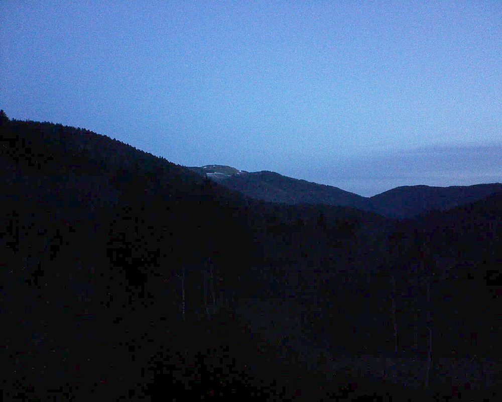 Le petit ballon vu depuis le Domaine Langmatt à Murbach le 26.02.2019 à 07:00 Le petit ballon (Alsace, Vosges) le 26.02.2019 à 07:00