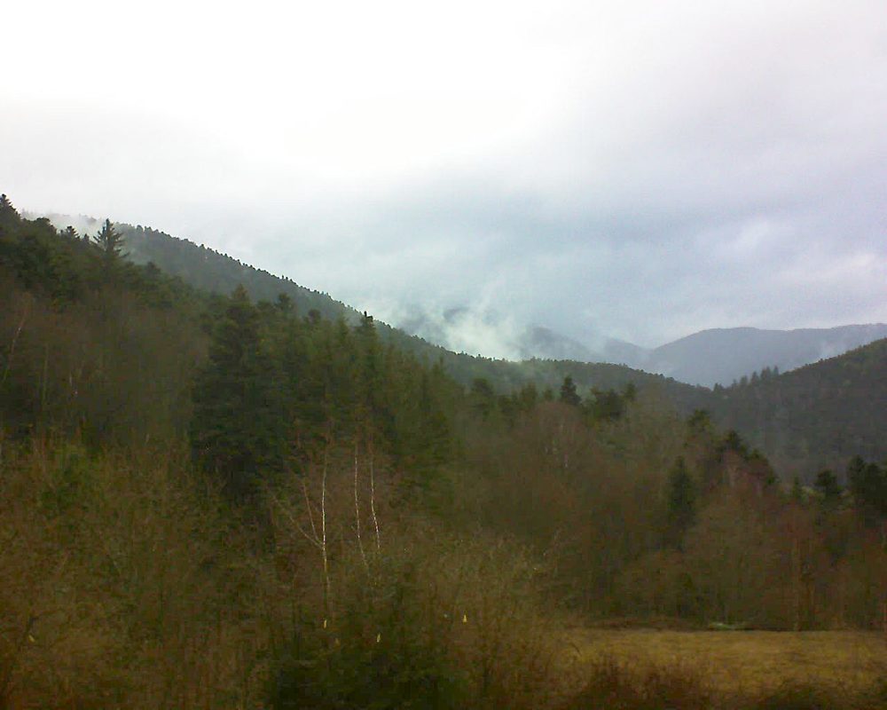 Le petit ballon vu depuis le Domaine Langmatt à Murbach le 01.03.2019 à 15:00 Le petit ballon (Alsace, Vosges) le 01.03.2019 à 15:00
