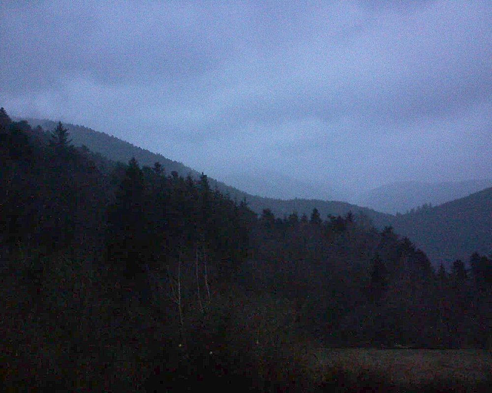Le petit ballon vu depuis le Domaine Langmatt à Murbach le 01.03.2019 à 18:15 Le petit ballon (Alsace, Vosges) le 01.03.2019 à 18:15