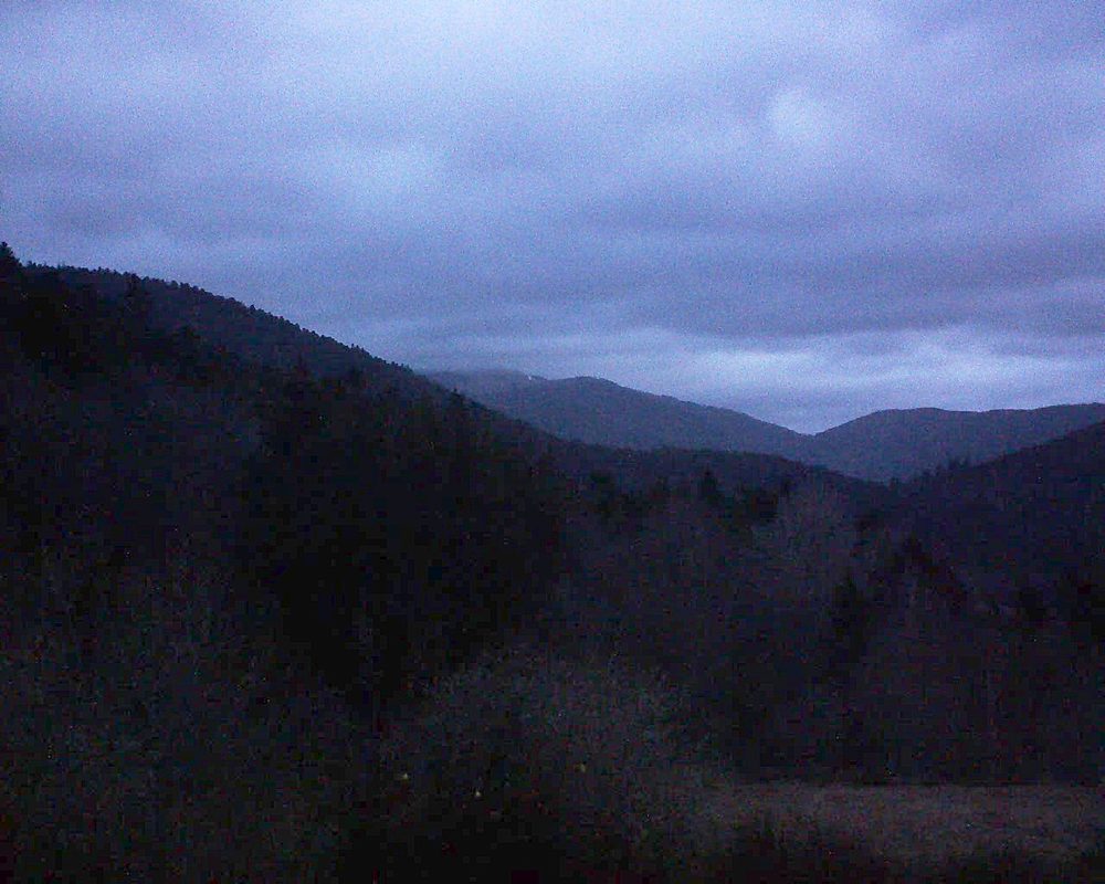 Le petit ballon vu depuis le Domaine Langmatt à Murbach le 03.03.2019 à 07:00 Le petit ballon (Alsace, Vosges) le 03.03.2019 à 07:00