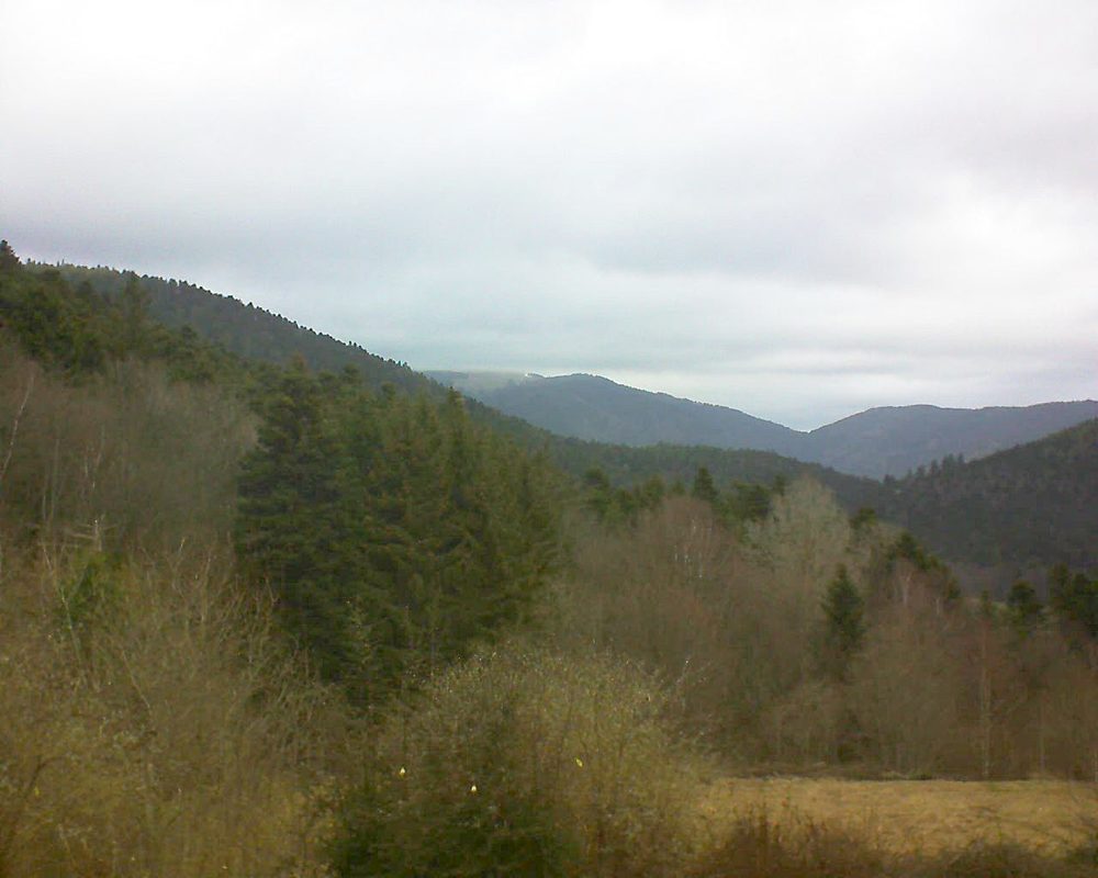 Le petit ballon vu depuis le Domaine Langmatt à Murbach le 03.03.2019 à 10:15 Le petit ballon (Alsace, Vosges) le 03.03.2019 à 10:15