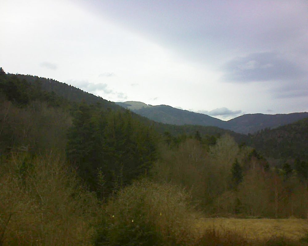 Le petit ballon vu depuis le Domaine Langmatt à Murbach le 03.03.2019 à 15:30 Le petit ballon (Alsace, Vosges) le 03.03.2019 à 15:30