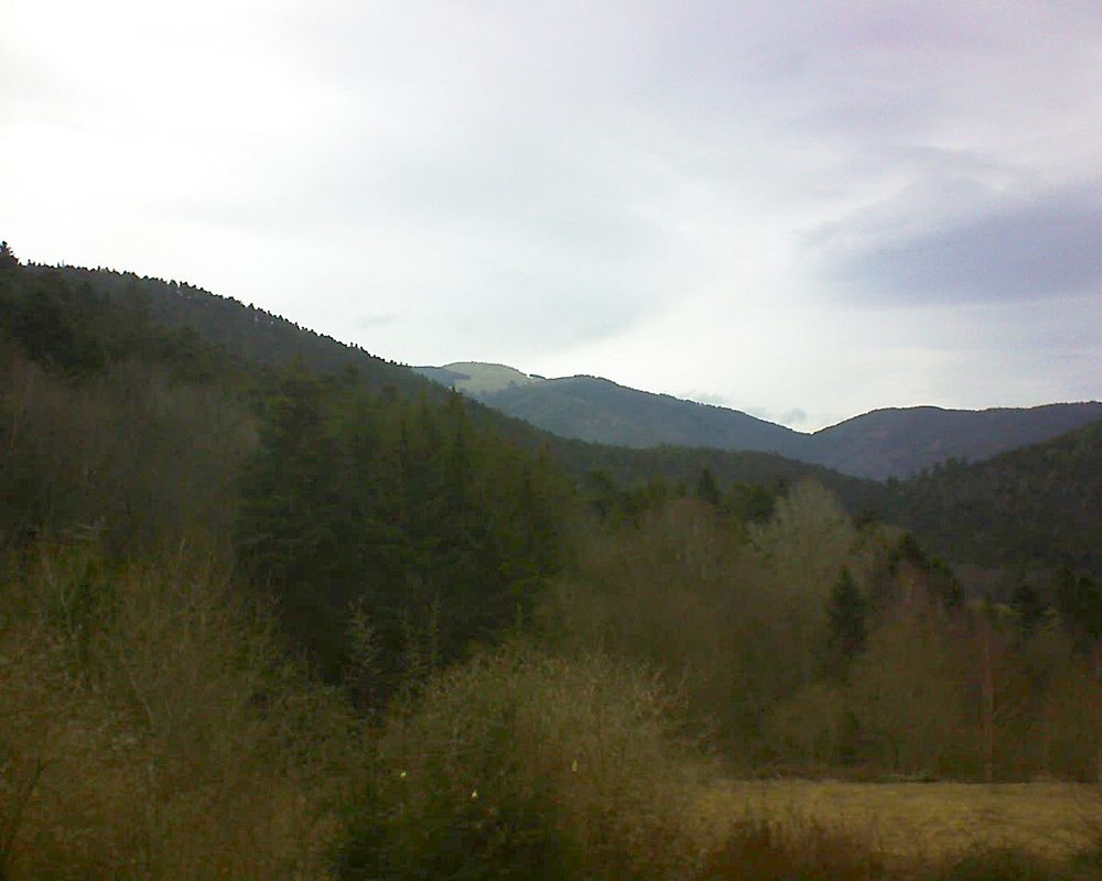 Le petit ballon vu depuis le Domaine Langmatt à Murbach le 03.03.2019 à 16:00 Le petit ballon (Alsace, Vosges) le 03.03.2019 à 16:00