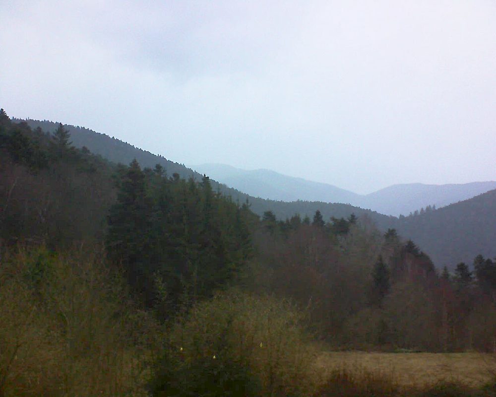 Le petit ballon vu depuis le Domaine Langmatt à Murbach le 04.03.2019 à 08:00 Le petit ballon (Alsace, Vosges) le 04.03.2019 à 08:00