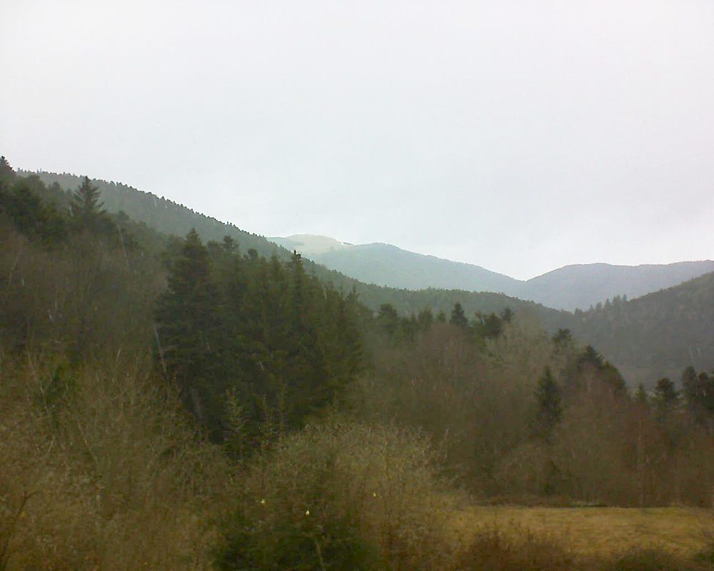 Le petit ballon vu depuis le Domaine Langmatt à Murbach le 04.03.2019 à 13:30 Le petit ballon (Alsace, Vosges) le 04.03.2019 à 13:30