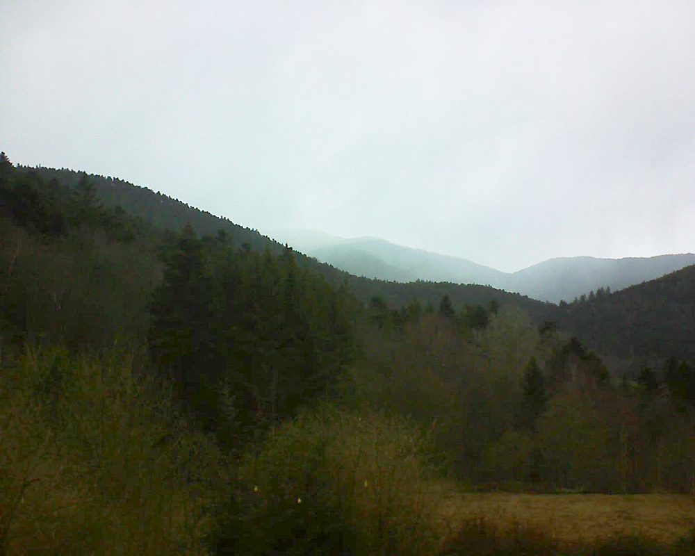 Le petit ballon vu depuis le Domaine Langmatt à Murbach le 04.03.2019 à 15:15 Le petit ballon (Alsace, Vosges) le 04.03.2019 à 15:15