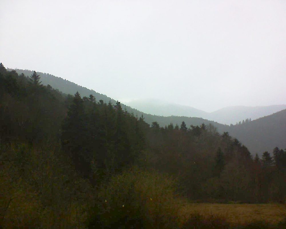 Le petit ballon vu depuis le Domaine Langmatt à Murbach le 05.03.2019 à 10:45 Le petit ballon (Alsace, Vosges) le 05.03.2019 à 10:45
