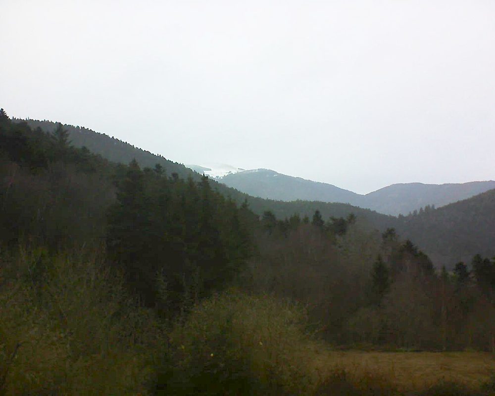 Le petit ballon vu depuis le Domaine Langmatt à Murbach le 05.03.2019 à 15:30 Le petit ballon (Alsace, Vosges) le 05.03.2019 à 15:30