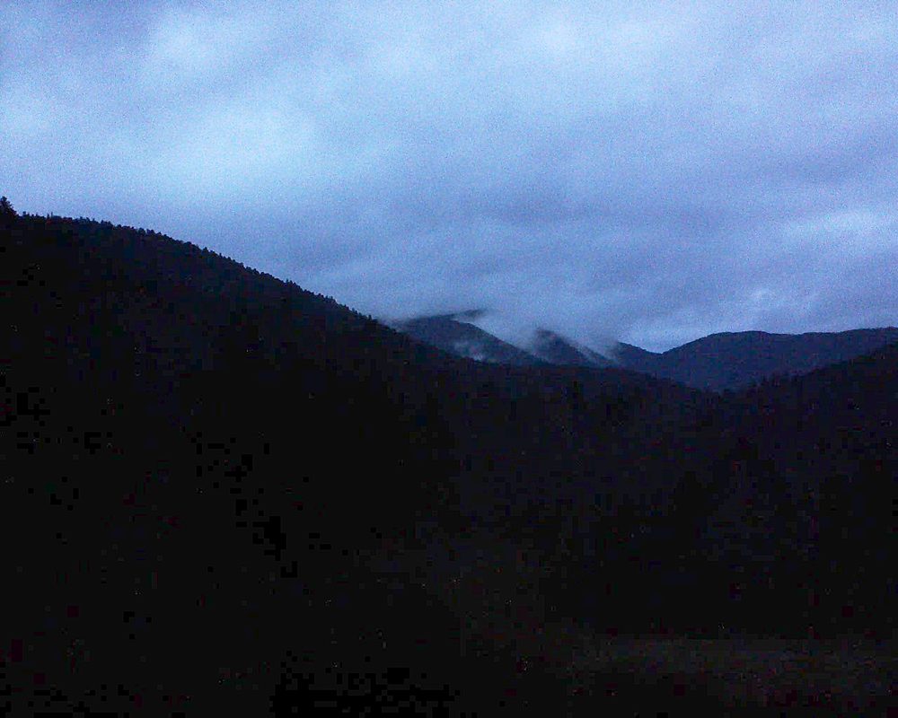 Le petit ballon vu depuis le Domaine Langmatt à Murbach le 07.03.2019 à 07:00 Le petit ballon (Alsace, Vosges) le 07.03.2019 à 07:00