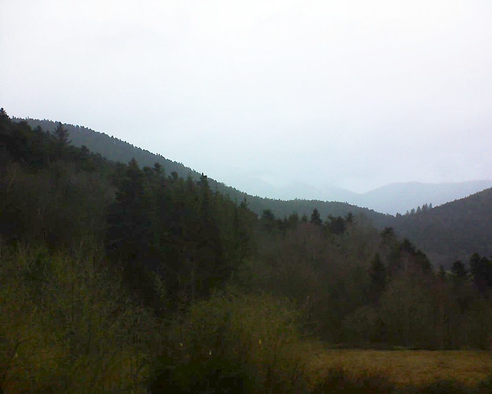 Le petit ballon vu depuis le Domaine Langmatt à Murbach le 07.03.2019 à 07:45 Le petit ballon (Alsace, Vosges) le 07.03.2019 à 07:45