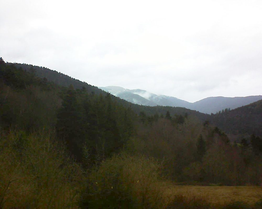 Le petit ballon vu depuis le Domaine Langmatt à Murbach le 07.03.2019 à 08:30 Le petit ballon (Alsace, Vosges) le 07.03.2019 à 08:30