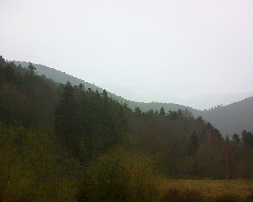 Le petit ballon vu depuis le Domaine Langmatt à Murbach le 07.03.2019 à 10:00 Le petit ballon (Alsace, Vosges) le 07.03.2019 à 10:00