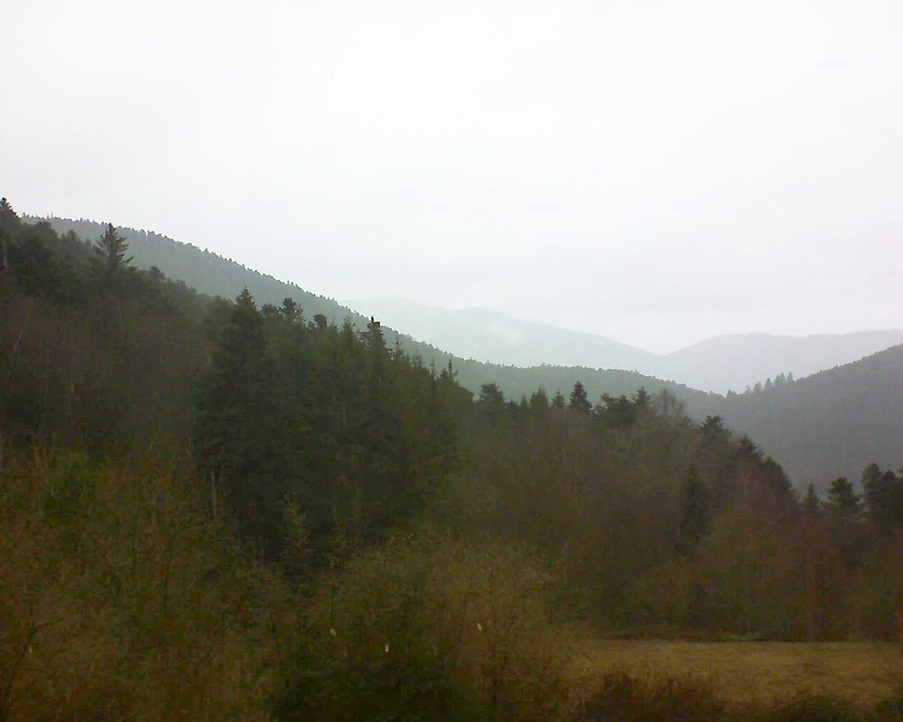 Le petit ballon vu depuis le Domaine Langmatt à Murbach le 07.03.2019 à 10:30 Le petit ballon (Alsace, Vosges) le 07.03.2019 à 10:30