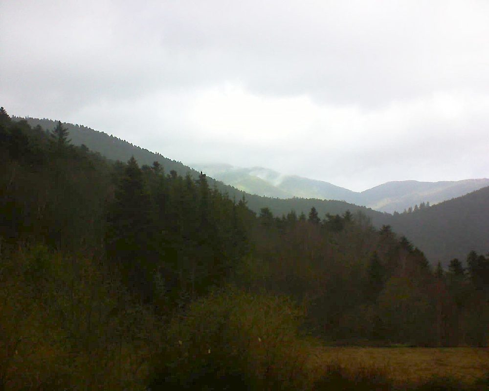 Le petit ballon vu depuis le Domaine Langmatt à Murbach le 07.03.2019 à 11:00 Le petit ballon (Alsace, Vosges) le 07.03.2019 à 11:00