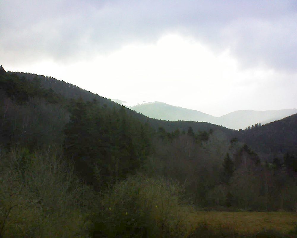 Le petit ballon vu depuis le Domaine Langmatt à Murbach le 08.03.2019 à 07:30 Le petit ballon (Alsace, Vosges) le 08.03.2019 à 07:30
