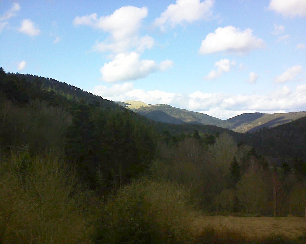 Le petit ballon vu depuis le Domaine Langmatt à Murbach le 08.03.2019 à 15:30 Le petit ballon (Alsace, Vosges) le 08.03.2019 à 15:30