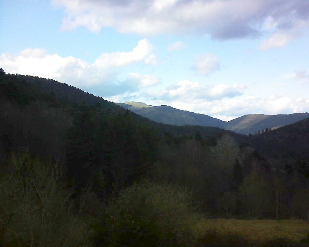Le petit ballon vu depuis le Domaine Langmatt à Murbach le 08.03.2019 à 16:30 Le petit ballon (Alsace, Vosges) le 08.03.2019 à 16:30