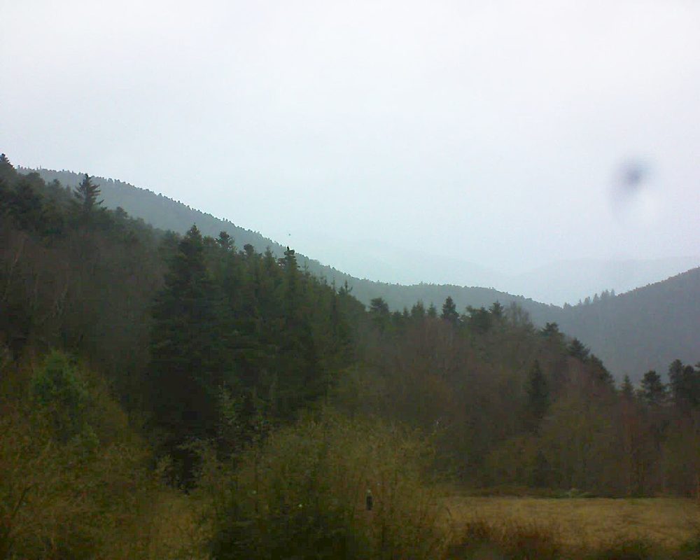 Le petit ballon vu depuis le Domaine Langmatt à Murbach le 10.03.2019 à 08:00 Le petit ballon (Alsace, Vosges) le 10.03.2019 à 08:00