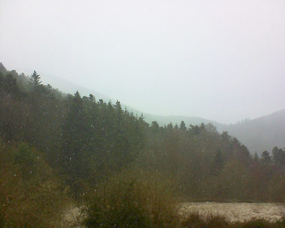 Le petit ballon vu depuis le Domaine Langmatt à Murbach le 14.03.2019 à 09:45 Le petit ballon (Alsace, Vosges) le 14.03.2019 à 09:45
