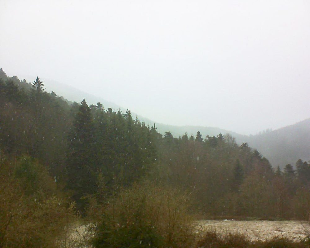 Le petit ballon vu depuis le Domaine Langmatt à Murbach le 14.03.2019 à 10:30 Le petit ballon (Alsace, Vosges) le 14.03.2019 à 10:30