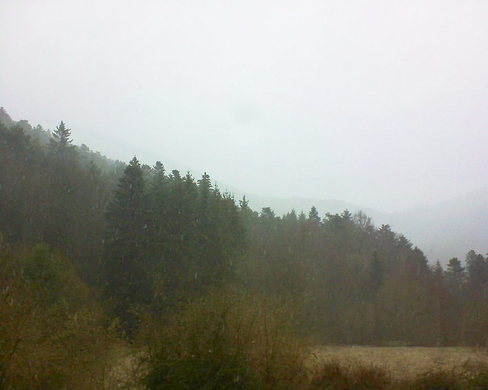 Le petit ballon vu depuis le Domaine Langmatt à Murbach le 14.03.2019 à 16:00 Le petit ballon (Alsace, Vosges) le 14.03.2019 à 16:00