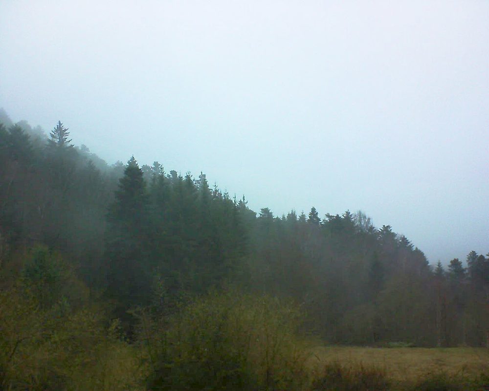 Le petit ballon vu depuis le Domaine Langmatt à Murbach le 15.03.2019 à 07:15 Le petit ballon (Alsace, Vosges) le 15.03.2019 à 07:15