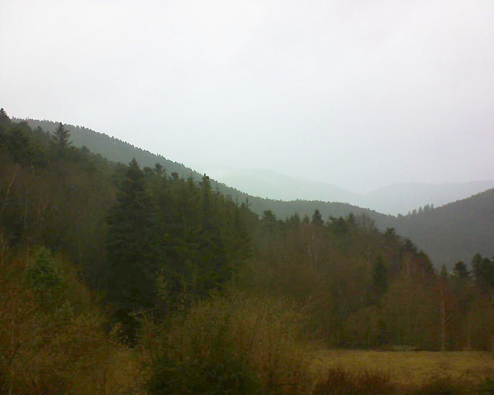 Le petit ballon vu depuis le Domaine Langmatt à Murbach le 15.03.2019 à 10:45 Le petit ballon (Alsace, Vosges) le 15.03.2019 à 10:45