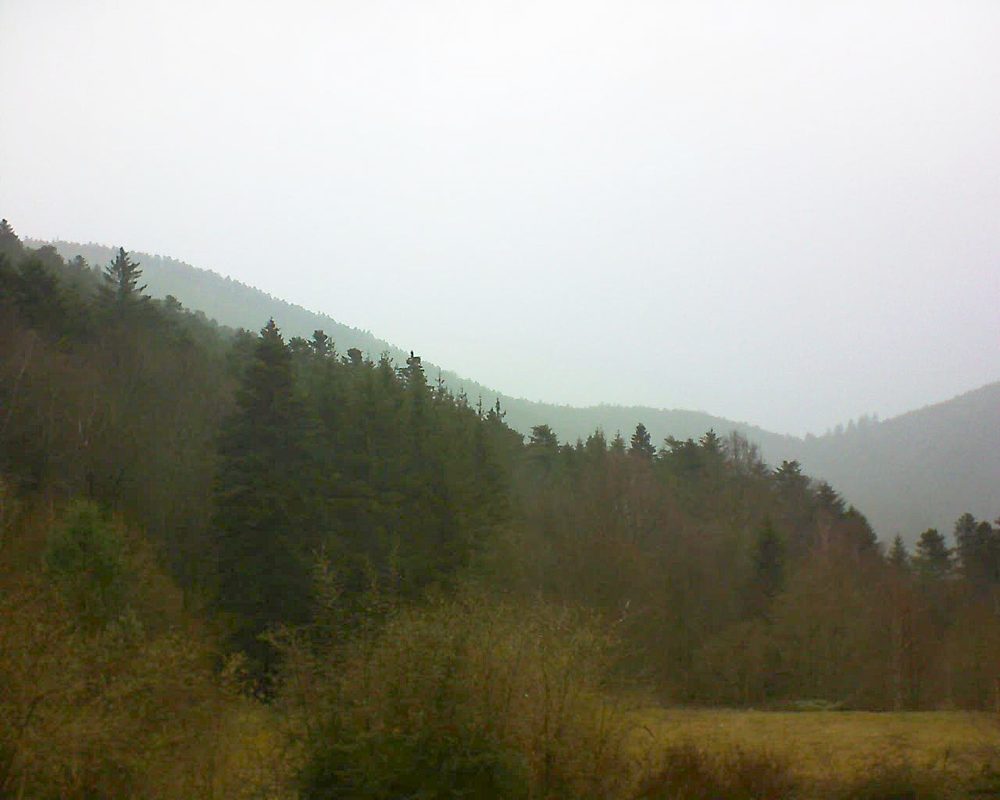 Le petit ballon vu depuis le Domaine Langmatt à Murbach le 15.03.2019 à 13:45 Le petit ballon (Alsace, Vosges) le 15.03.2019 à 13:45