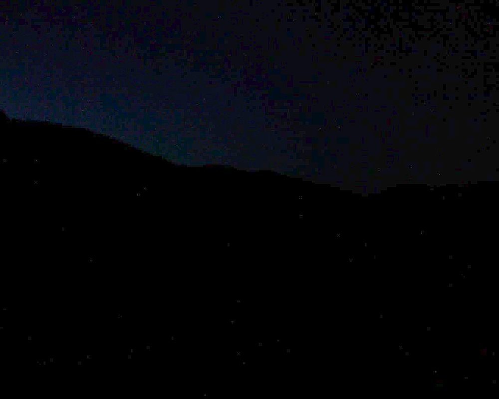 Le petit ballon vu depuis le Domaine Langmatt à Murbach le 16.03.2019 à 19:15 Le petit ballon (Alsace, Vosges) le 16.03.2019 à 19:15