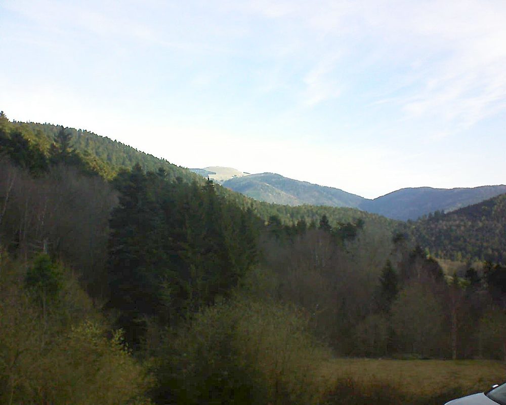 Le petit ballon vu depuis le Domaine Langmatt à Murbach le 17.03.2019 à 08:15 Le petit ballon (Alsace, Vosges) le 17.03.2019 à 08:15