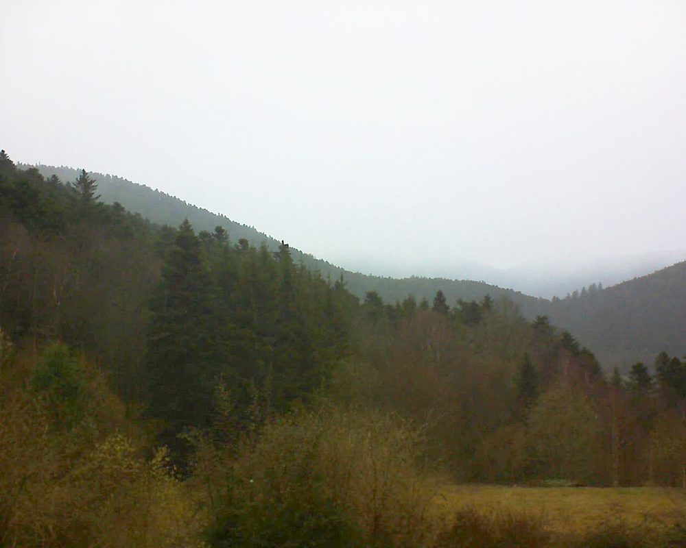 Le petit ballon vu depuis le Domaine Langmatt à Murbach le 17.03.2019 à 16:00 Le petit ballon (Alsace, Vosges) le 17.03.2019 à 16:00