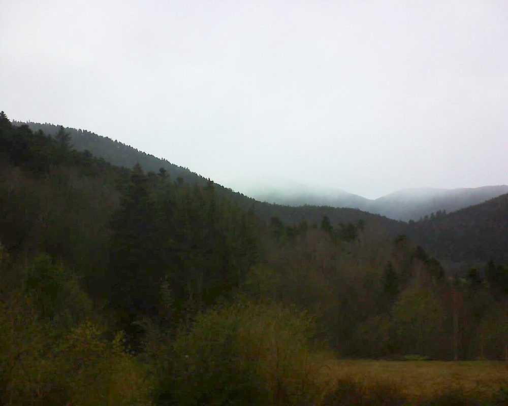 Le petit ballon vu depuis le Domaine Langmatt à Murbach le 17.03.2019 à 17:15 Le petit ballon (Alsace, Vosges) le 17.03.2019 à 17:15