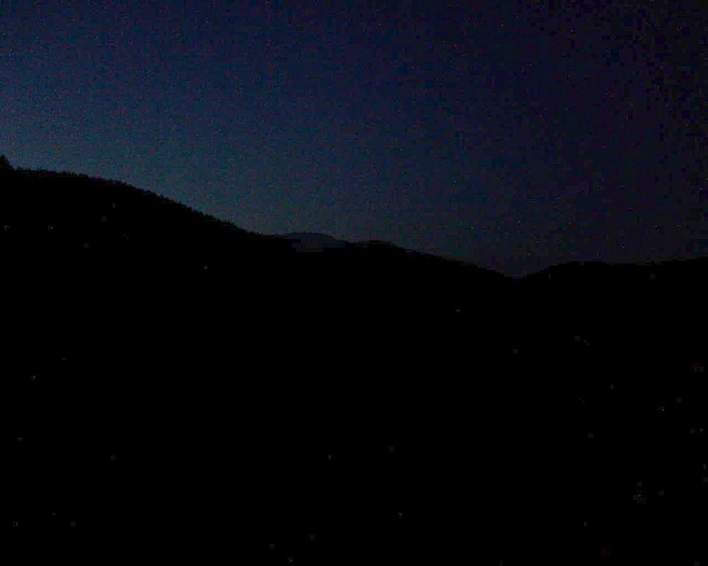 Le petit ballon vu depuis le Domaine Langmatt à Murbach le 18.03.2019 à 19:15 Le petit ballon (Alsace, Vosges) le 18.03.2019 à 19:15