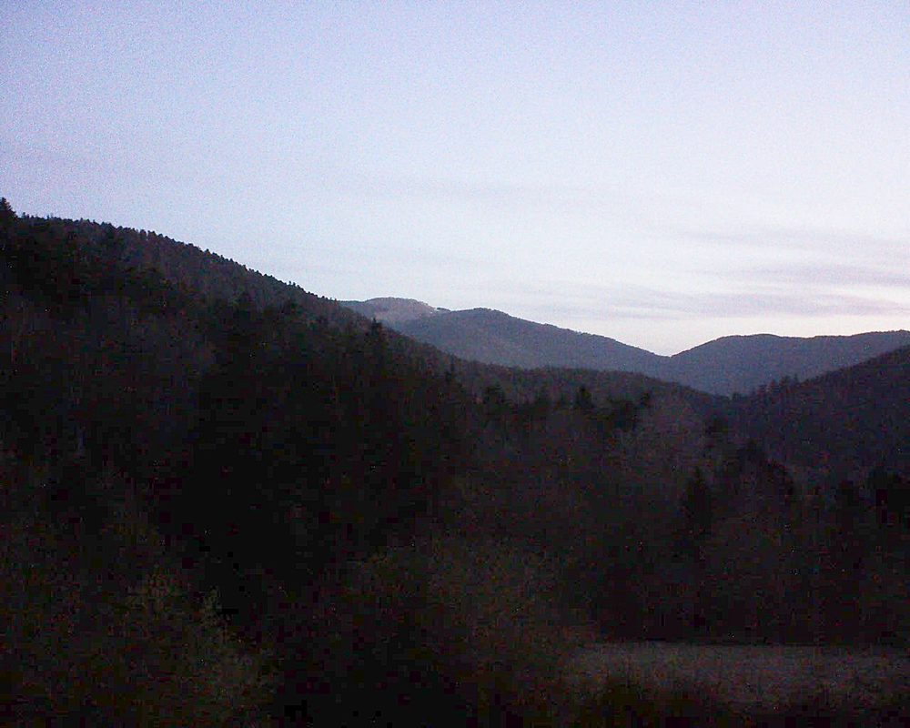 Le petit ballon vu depuis le Domaine Langmatt à Murbach le 21.03.2019 à 06:15 Le petit ballon (Alsace, Vosges) le 21.03.2019 à 06:15