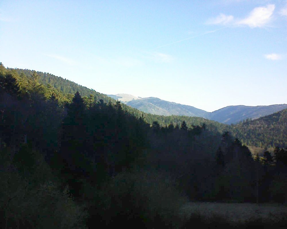 Le petit ballon vu depuis le Domaine Langmatt à Murbach le 21.03.2019 à 08:30 Le petit ballon (Alsace, Vosges) le 21.03.2019 à 08:30