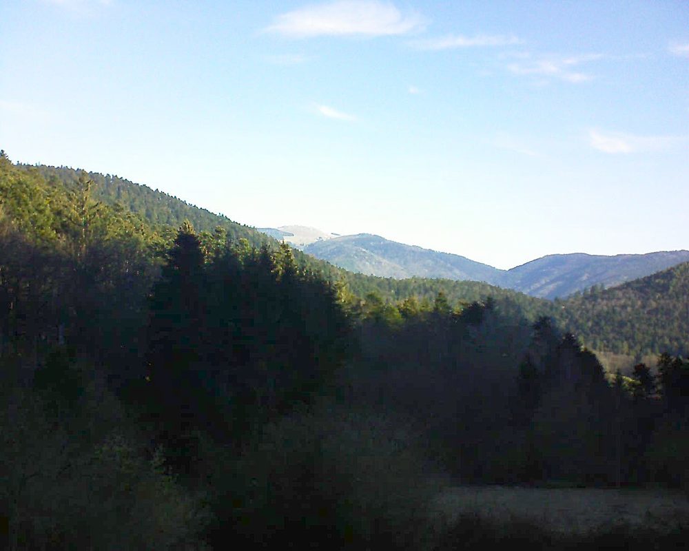 Le petit ballon vu depuis le Domaine Langmatt à Murbach le 21.03.2019 à 08:45 Le petit ballon (Alsace, Vosges) le 21.03.2019 à 08:45