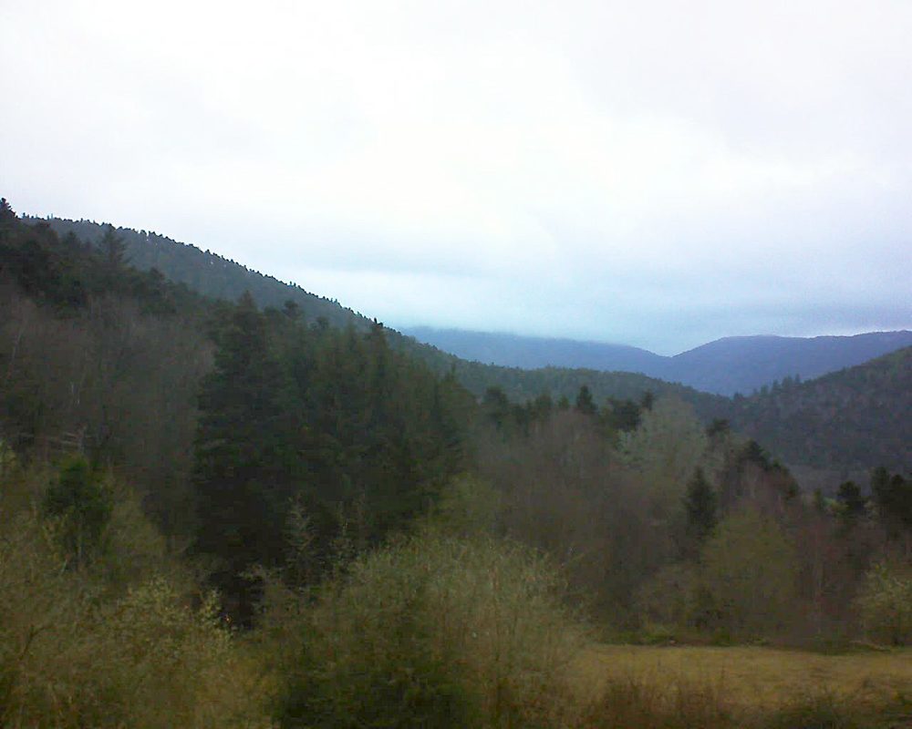 Le petit ballon vu depuis le Domaine Langmatt à Murbach le 26.03.2019 à 07:00 Le petit ballon (Alsace, Vosges) le 26.03.2019 à 07:00