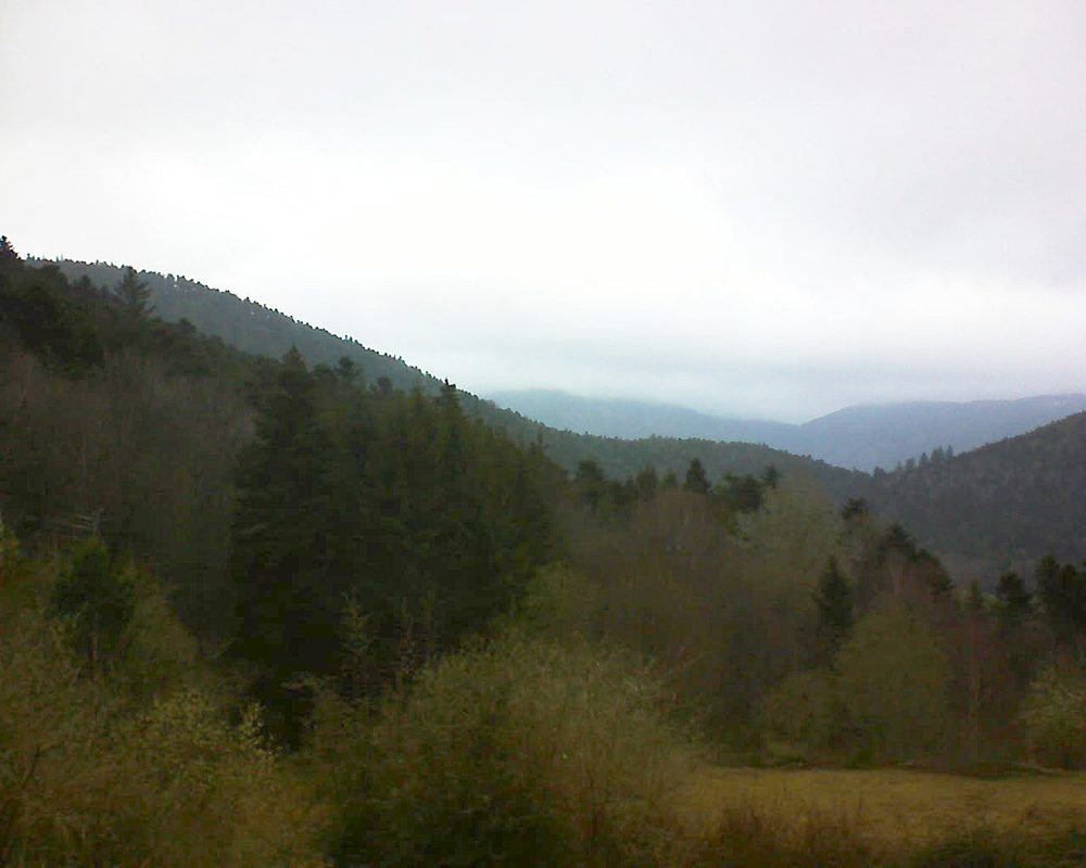 Le petit ballon vu depuis le Domaine Langmatt à Murbach le 26.03.2019 à 07:30 Le petit ballon (Alsace, Vosges) le 26.03.2019 à 07:30