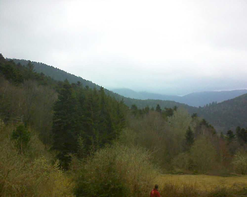 Le petit ballon vu depuis le Domaine Langmatt à Murbach le 26.03.2019 à 07:45 Le petit ballon (Alsace, Vosges) le 26.03.2019 à 07:45